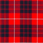 Hamilton Red Modern 16oz Tartan Fabric By The Metre